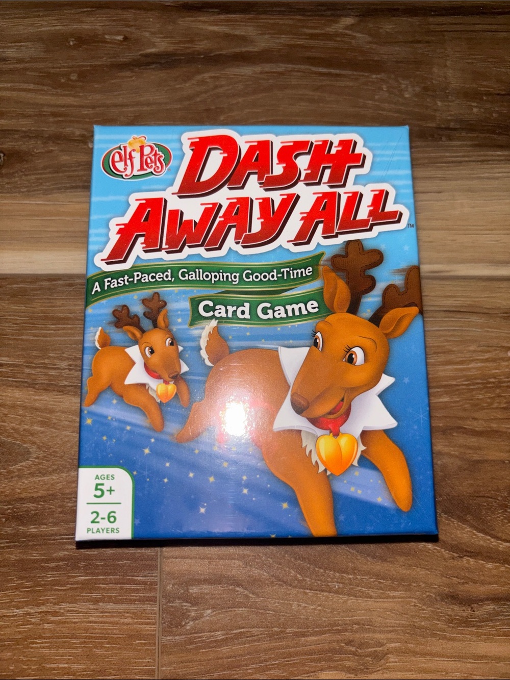 Elf on the Shelf Dash Away All Card Game - Blue